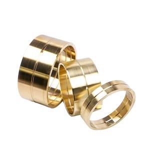 Bantalan lengan baja bos perunggu tanpa minyak industri konstruksi harga kompetitif ring pelumas diri kuningan - Product Image 1