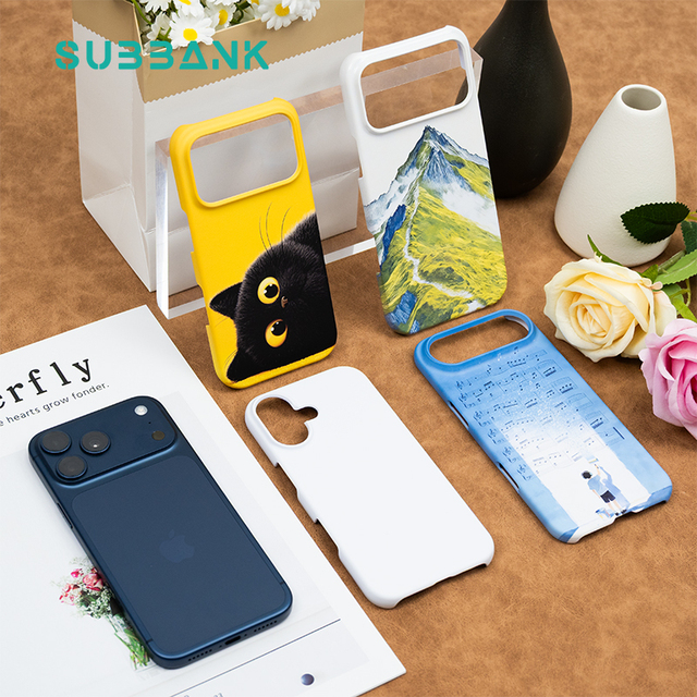 Subbank Wholesale 3D Slim Coated Case for iPhone 17 Series Blank Sublimation Phone Case Custom Print Protective Case