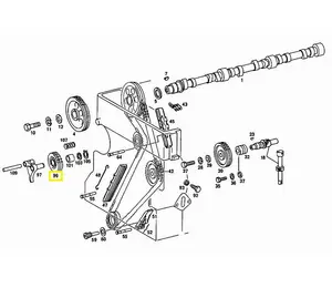 Xích Thời Gian 1800500509 Cho Mercedes Benz M114 M180