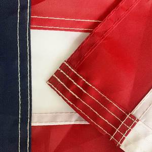 ธงชาติอเมริกันแบบกำหนดเอง ขนาด 3x5 ฟุต ทำจากโพลีเอสเตอร์ทนทาน ปักลายแถบธงแบบเย็บติด พร้อมอุปกรณ์ตกแต่งสำหรับตั้งโชว์ - Product Image 5