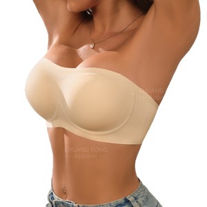 <span class=keywords><strong>Reggiseno</strong></span> <span class=keywords><strong>Senza</strong></span> Cuciture con Adesivo Posteriore, Imbottitura per il Seno, Antiscivolo, <span class=keywords><strong>Senza</strong></span> Spalline, <span class=keywords><strong>Push</strong></span>-<span class=keywords><strong>up</strong></span>, Traspirante, Stile Gotico - Product Image 5