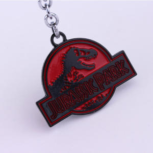 Llaveros de Metal de Dinosaurios de la Película Jurassic World <span class=keywords><strong>Fallen</strong></span> Kingdom, Joyería de Moda al por Mayor - Product Image 5