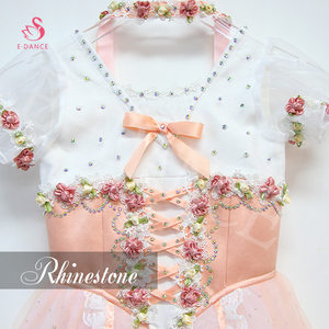 R0044 Coppelia Ballet Costume <span class=keywords><strong>Femme</strong></span> Classique Scène Longue Ballet Robe Ballet Giselle Romantique Tutu Costume - Product Image 4