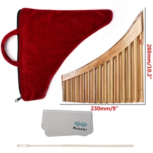 Muspor 15-tube G-tune Flûte <span class=keywords><strong>Pan</strong></span> Flûte Avec Remorquage (main gauche/droite) - Product Image 2