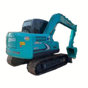 Excavatrice Kobelco Sk75-8 d'occasion, 7,5t, petite pelle avec moteur Kobelco, pompe hydraulique et moteur à engrenages testés et inspectés - Product Image 1