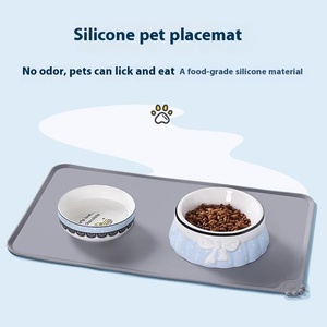 New Large Dog <b>Mat</b> Waterproof Anti-Spill Food-Grade Silicone Pet Placemat Large Size Pet Feeding <b>Mats</b> <b>Cat</b> <b>Mat</b> for Pets - Product Image 2