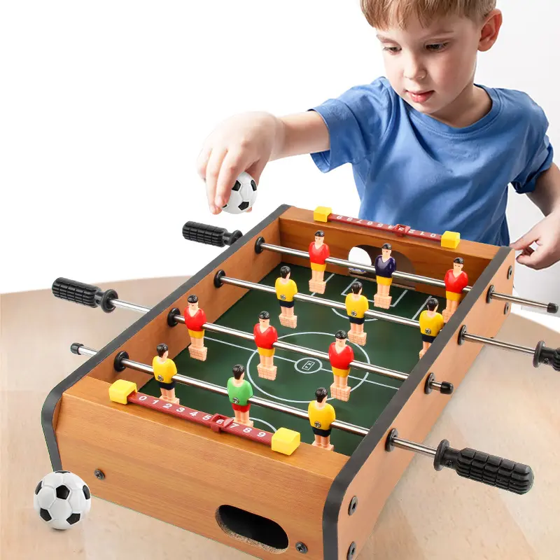 2023 nouvelle qualité bas prix personnalisé jeu de Sport d'intérieur jouet de football de Table de football de bureau pour les enfants