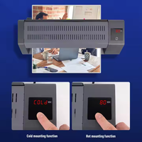 Plastifieuse électrique A3 pour usage domestique et commercial, petite machine à sceller et à coller les photos en plastique pour la maison et le bureau