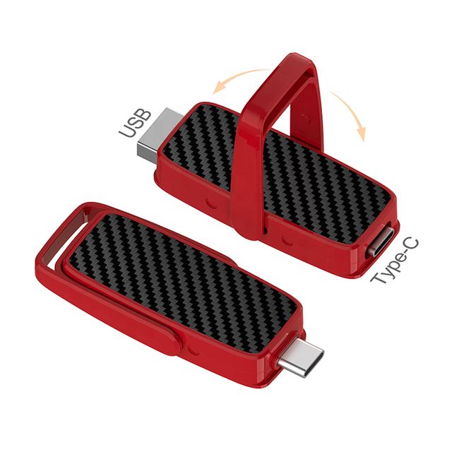 UTC215 Swing Type-C LED USB Flash Drive for Samsung Huawei Honor OTG 2 in 1 Usb Flash Stick 8gb 16gb 32gb 64gb 128gb
