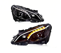 Faros Delanteros CQCS para Mercedes Benz Clase E W207 E200 E260 E300 2010-2017, Luces Traseras LED Láser, Ensamblaje de Piezas de Automóvil