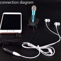 Petit Microphone filaire de jeu Portable Mobile tendance pour iPhone 14 jeux professionnel KTV chanson artefact Mike Mini Microphone