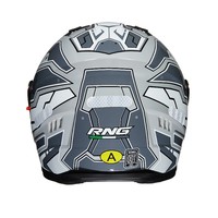 BYB/RNG Gris Mecha BY-168 nouveau casque de moto casque intégral accessoires de moto casque d'équitation