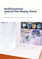 Testeur optique de film automobile personnalisé, support d'affichage à changement de couleur par réfraction de couche nano et effet d'eau