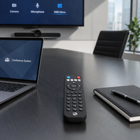Control Remoto Inteligente IR de 30 Teclas con Código Fijo para TV, Funda de Silicona, Aprendizaje BLE y RF433, Control Remoto OEM Personalizado Premium