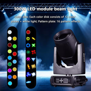 Profession elles Bühnen licht 300W BSW Sharpy Beam RDM Regenbogen 17Gobo 14 Farbeffekt-<span class=keywords><strong>LED</strong></span>-Modul Moving Head <span class=keywords><strong>Light</strong></span> für Ktv DJ PARTY - Product Image 2