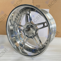 Jantes en alliage d'aluminium RCSR 5x114.3 argentées de 18 à 26 pouces pour SUV tout-terrain, jantes forgées pour BENZ E260 E300 S680 G550 G63 bmw Affilato