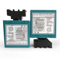 Tourniquet à code QR JUTAI LD-100, communication TCP/IP, sécurité anti-pincement, protection IP65, 100-240VAC, boucle monocanal pour véhicules