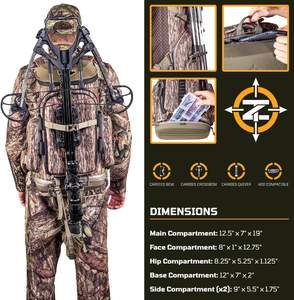 Free sample 2023 Hunting <b>Backpack</b> with Gun Holder Camo Hunting <b>Backpack</b> Outdoor Waterproof Hunting Bag - Product Image 5