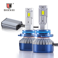 DIINII Y2-9006 140W Ampoules de phares LED auto 9006 en aluminium 20000LM 6000K-6500K 12V Universel pour toutes les voitures Jazz
