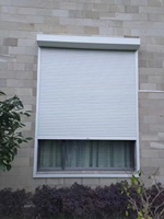 Persiana Enrollable de Aluminio de 2m*1m para Balcón Residencial, Exterior, Antirrobo