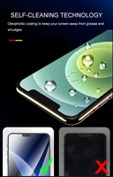 Protection d'écran en verre trempé ultra-fin transparent de qualité supérieure, dureté 9H, 2.5D, pour X/XS/XR/XS Max/11/12/13 Pro