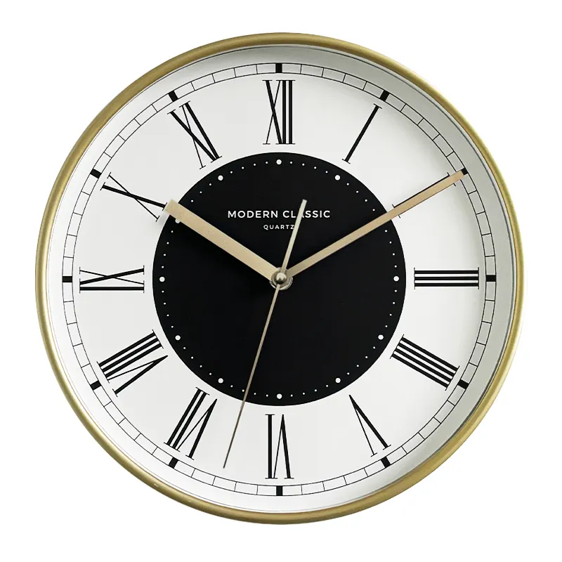 Reloj de pared personalizado de plástico de arte creativo de moda nórdica para sala de estar reloj de empalme de regalo de lujo redondo silencioso al por mayor