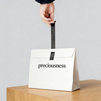 Custom Luxury Brand Shopping Boutique Recycle <strong>Best</strong> <strong>Selling</strong> Custom logo Printing Reusable Shopping Paper Bag With Ribbon Handle