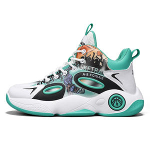 Nouvelle usine en gros automne et hiver explosif respirant mi-haut chaussures de basket-ball baskets 37-44 - Product Image 2