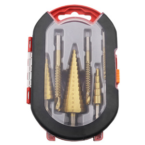 Step <b>Drill</b> <b>Bit</b> Set Metric 6 Piece TiCN Coated Hex Shank For Nonferrous Metals Woodworking - Product Image 5