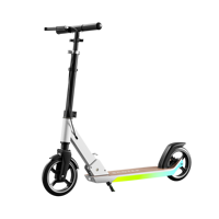 Nouveau design 2026 : Trottinette à deux roues pliable pour enfants de 6 à 15 ans avec frein à main, amortissement et lumières LED