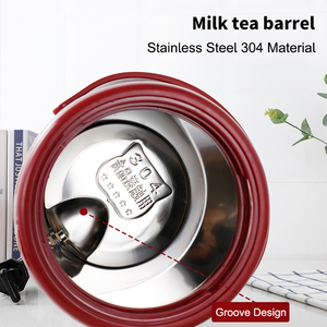 Accessoires à café TIANXING Distributeur de boissons en acier inoxydable à conservation de la chaleur Seau à eau chauffée Baril à thé <span class=keywords><strong>Mike</strong></span> - Product Image 4