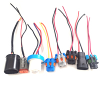 Lampu Led otomotif 2 3 4 Pin, Harness kawat soket lampu depan H4 Hb3 H7 H11 Hb4 H8 H3 H13 H16 harga murah