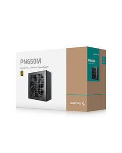 Nueva Fuente de Alimentación para PC DEEPCOOL PN650M ATX3.1 2025, Totalmente Modular, Certificación 80 PLUS GOLD, 24 Pines, para Escritorio, Color Negro, PN650M - Product Image 2