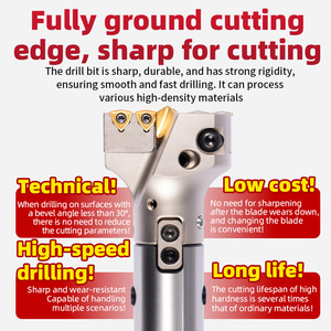 Punta a U per Foratura Profonda a Grande Apertura con Centratura VMD - Product Image 5