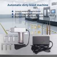 Machine électrique automatique à dreadlocks en acier inoxydable pour la fabrication et le tressage de cheveux