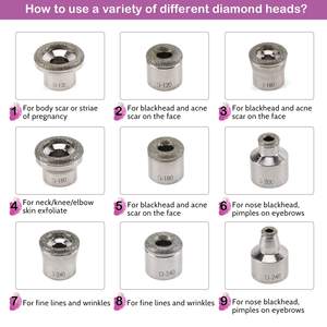 Máquina Facial Profesional de Dermoabrasión con Diamantes para Uso Doméstico, Microdermoabrasión de Potencia, Aspirador para Eliminar Puntos Negros y Tratamiento del Acné - Product Image 4