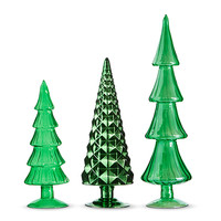 MRS Großhandel Rosa Glas Weihnachten Tischplatte Dekoration LED Lichter Weihnachts baum Dekoration