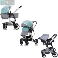 Poussette classique pour bébé Wagon Baby_trend_stroller Prix d'usine pas cher