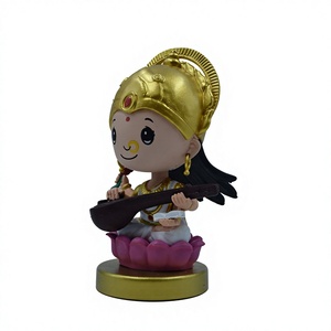 Bobblehead saraswati-น่ารักและขี้เล่นการออกแบบทางศาสนาสำหรับแผงหน้าปัดรถยนต์สำนักงานของตกแต่งบ้านและของขวัญปีใหม่ - Product Image 2