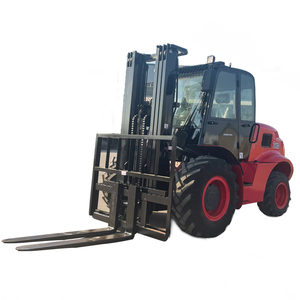 Chariot élévateur diesel articulé tout-terrain de nouvelle conception, chariot élévateur 4x4 de 3 tonnes, chariot élévateur tout-terrain arrière 4x4 - Product Image 6