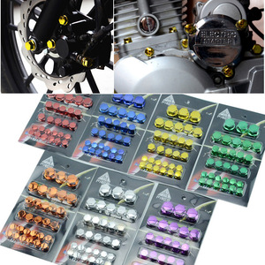Accessori per Modifiche <span class=keywords><strong>Moto</strong></span>, Copri Viti Decorativi, Tappi per Viti Esagonali del Motore per Scooter - Product Image 1
