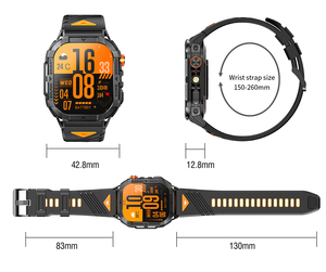 Montre connectée <span class=keywords><strong>bracelet</strong></span> intelligente K70A avec écran tactile, moniteur de fréquence cardiaque, de pression artérielle et d'oxygène, étanche, nouvelle version 2025, vente en gros - Product Image 4