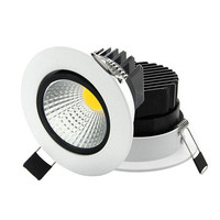 Éclairage commercial Durlitecn, spots encastrés LED COB 3W 5W 7W 12W, spots encastrés orientables pour plafond