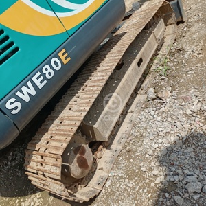 Maquinaria de movimiento de tierra SWE80E usada, miniexcavadora de orugas de 8 toneladas en stock a la venta - Product Image 5