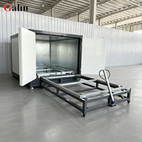 Four de cuisson industriel à chariot pour peinture en poudre, taille personnalisée, chauffage au gaz naturel/GPL pour séchage de surfaces métalliques, équipement certifié CE