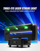 2W * 3PCS 2 in 1 Laser projektor und Balken licht Dmx 512 LED-Laser effekt Moving Head 3 Augen Strobe Lighting für DJ Party Gig Bar