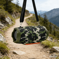 Altavoz XTRMM4, Altavoz Bluetooth Impermeable, Mini Altavoz Portátil para Fiestas, Subwoofer Portátil con Batería