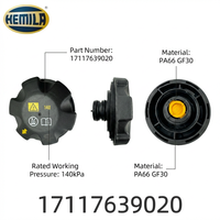 Pièces de véhicule HEMILA 17117639020 17117521071 Bouchon de réservoir d'expansion du liquide de refroidissement Bouchon de remplissage du radiateur Compatible avec BMW E90
