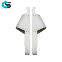 Greatslides – Sandales d'été personnalisées en PVC pour femmes, avec logo, blanches, respirantes, imperméables, pour la plage