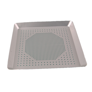 Bandeja Profesional Cuadrada Perforada de 35 cm (14 Pulgadas) para <span class=keywords><strong>Pizza</strong></span>, de Aleación de Aluminio, para una Base Crujiente - Product Image 6